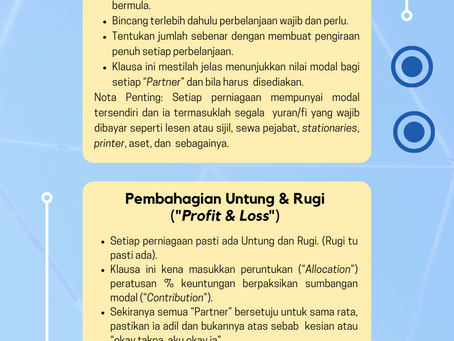Partner anda tidak buat kerja? Risau partner anda scam anda? Ada caranya!