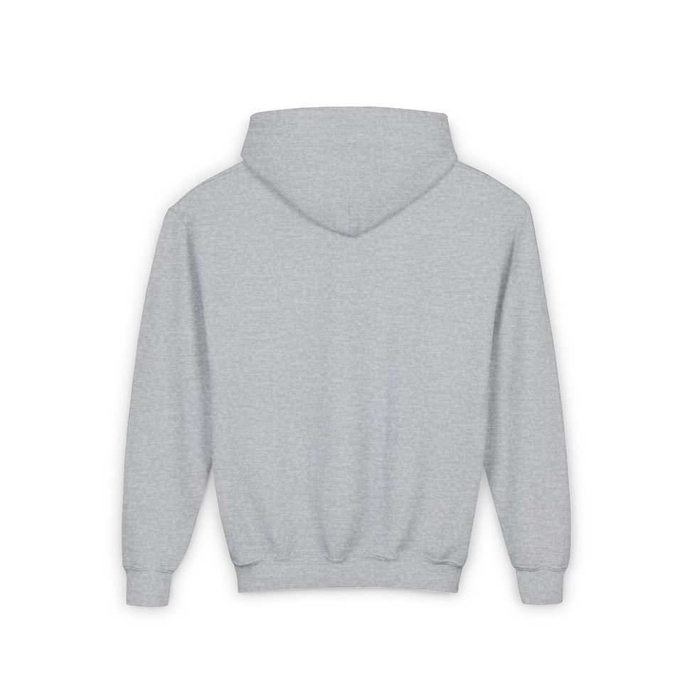 Thumbnail: Plain grey hoodie, back view