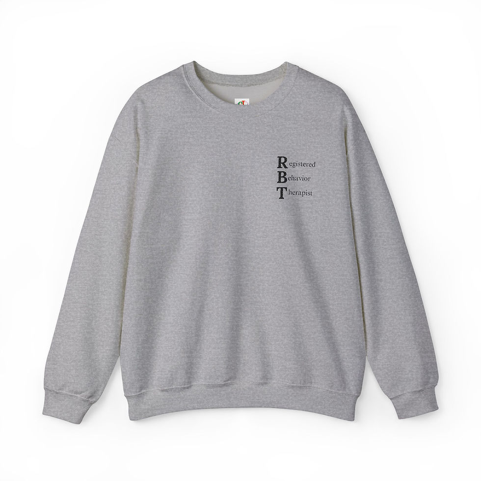 Miniatura: Gray crewneck sweatshirt with RBT text