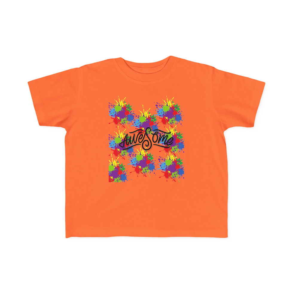 Thumbnail: Toddler's orange Cheers to the Weekend t-shirt