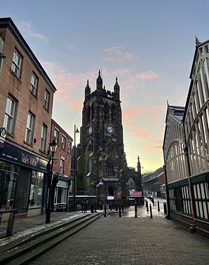 St Marys in the evening light