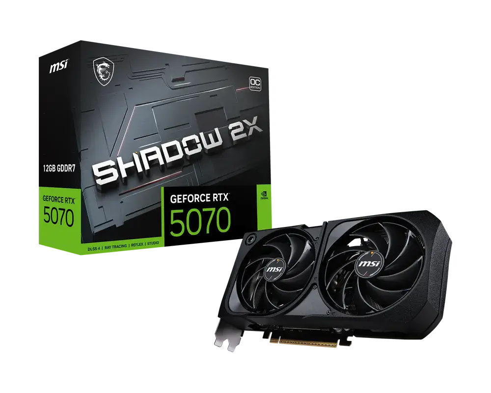 GeForce RTX™ 5070 12G SHADOW 2X OC Graphics Card