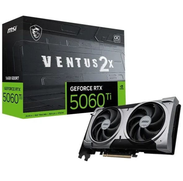 MSI GeForce RTX 5060 Ti Ventus 2X OC Plus 8GB GDDR7
