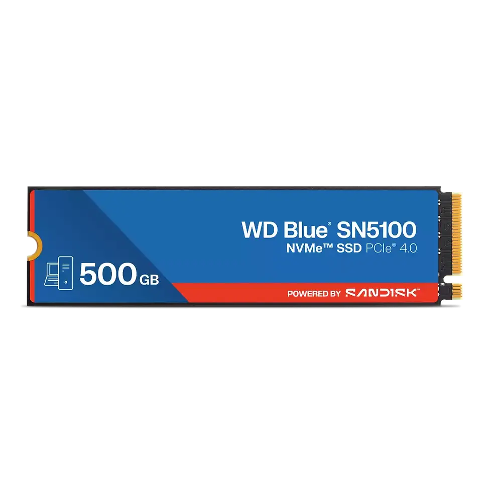 WD Blue SN5100 500GB PCIe Gen4 NVMe M.2 SSD