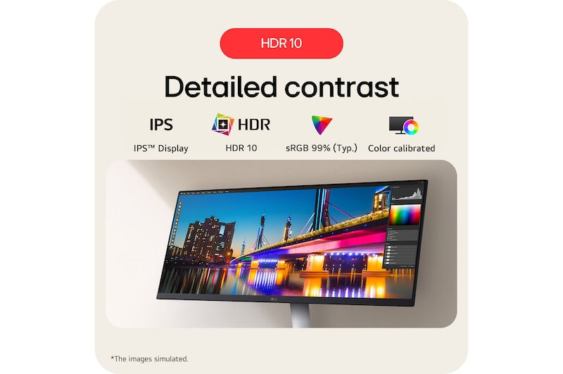 Thumbnail: LG 29U531A 29" UltraWide WFHD IPS Monitor (2560x1080, 100Hz, HDR10, USB-C)