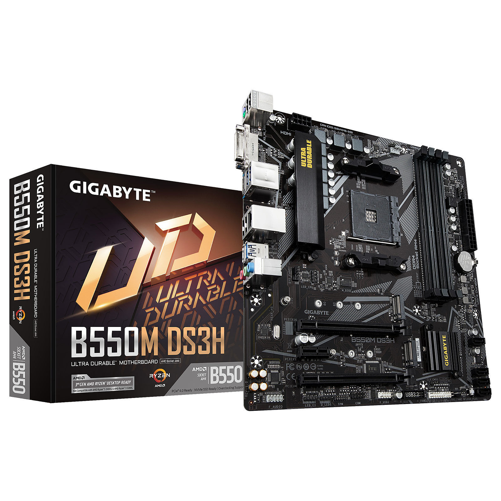 Gigabyte B550M DS3H Motherboard