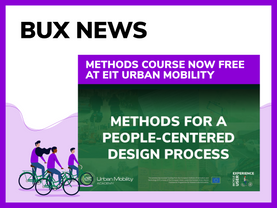 'Methods for a People-Centered Design Process' now a free course with EIT Urban Mobility partnership