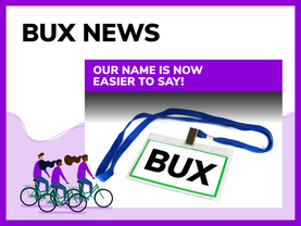 Our name is now easier to say: Bicycle User Experience, BicycleUX, or just BUX