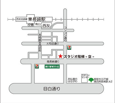 スタジオ階梯-空-地図