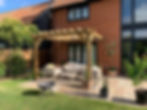 Oak pergola Suffolk