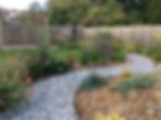 curved path & planting