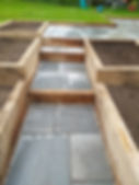 Steps & Oak Sleepers