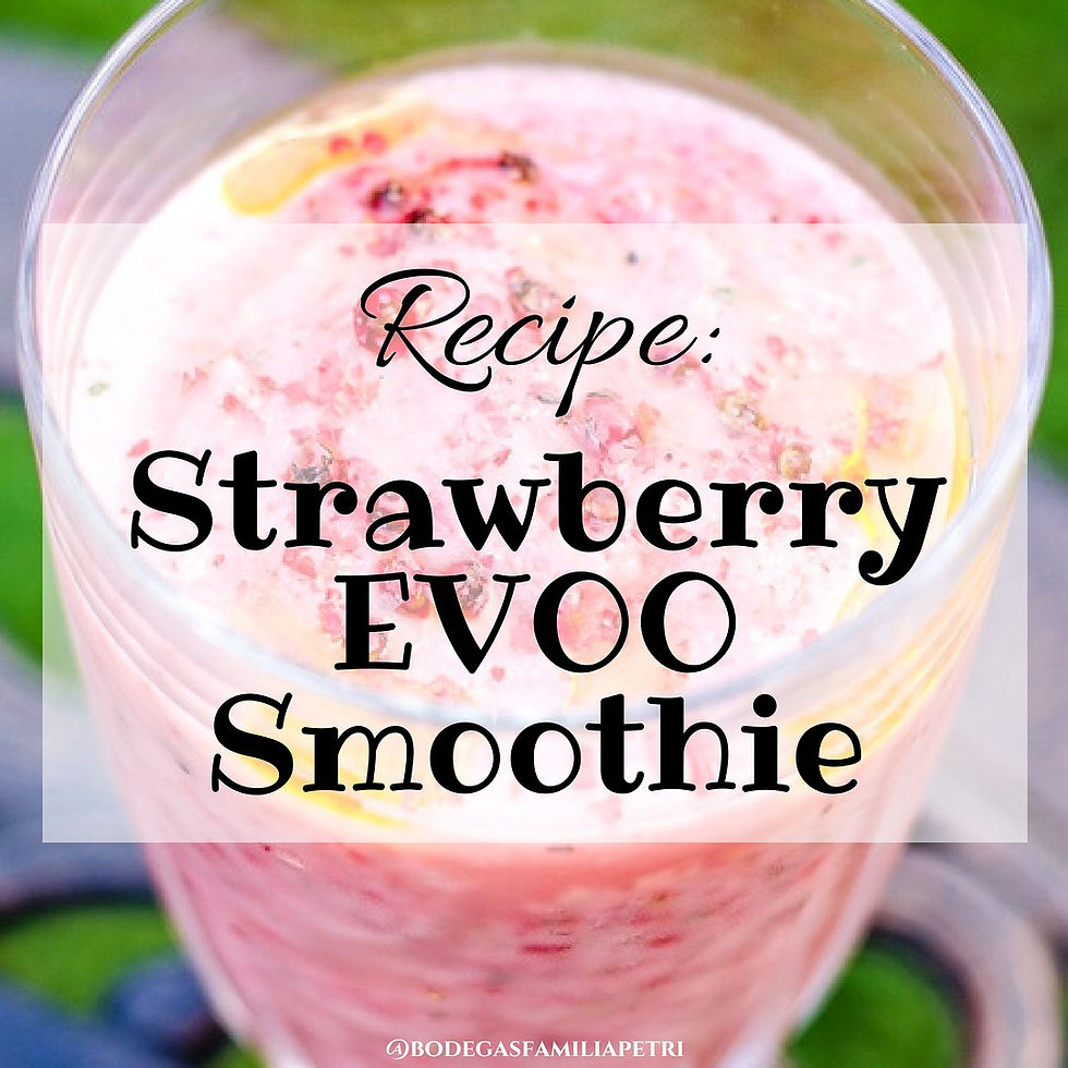 Strawberry EVOO Smoothie
