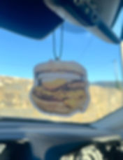 Dirty Slap Sausage Muffin Car Air Freshener