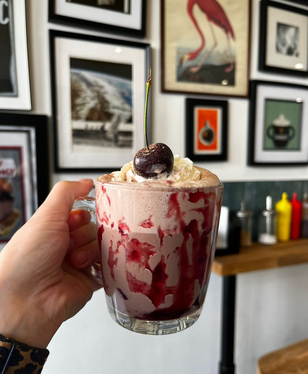 BLACK CHERRY HOT CHOCOLATE