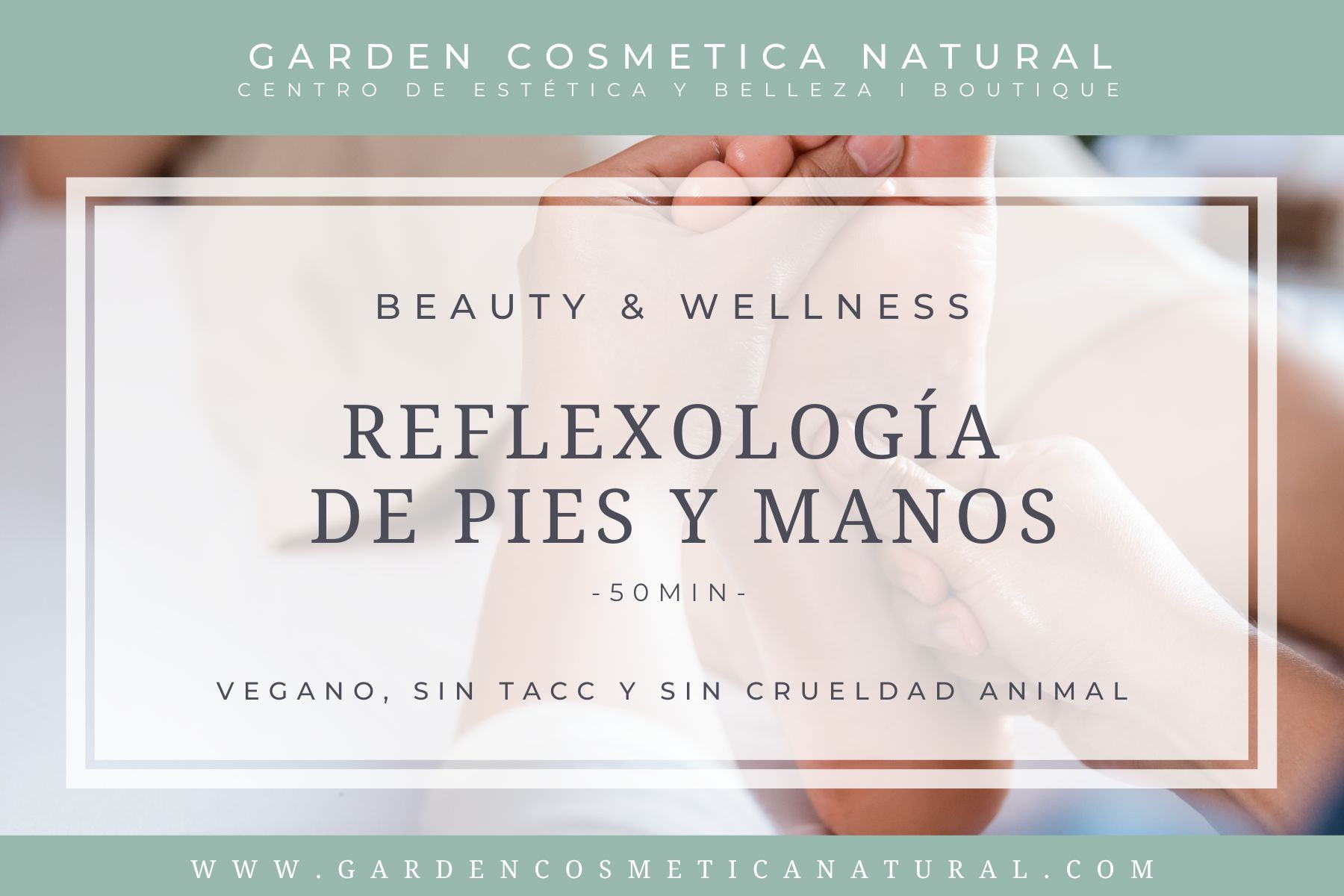 Voucher Reflexología de Pies y Manos - 50 min