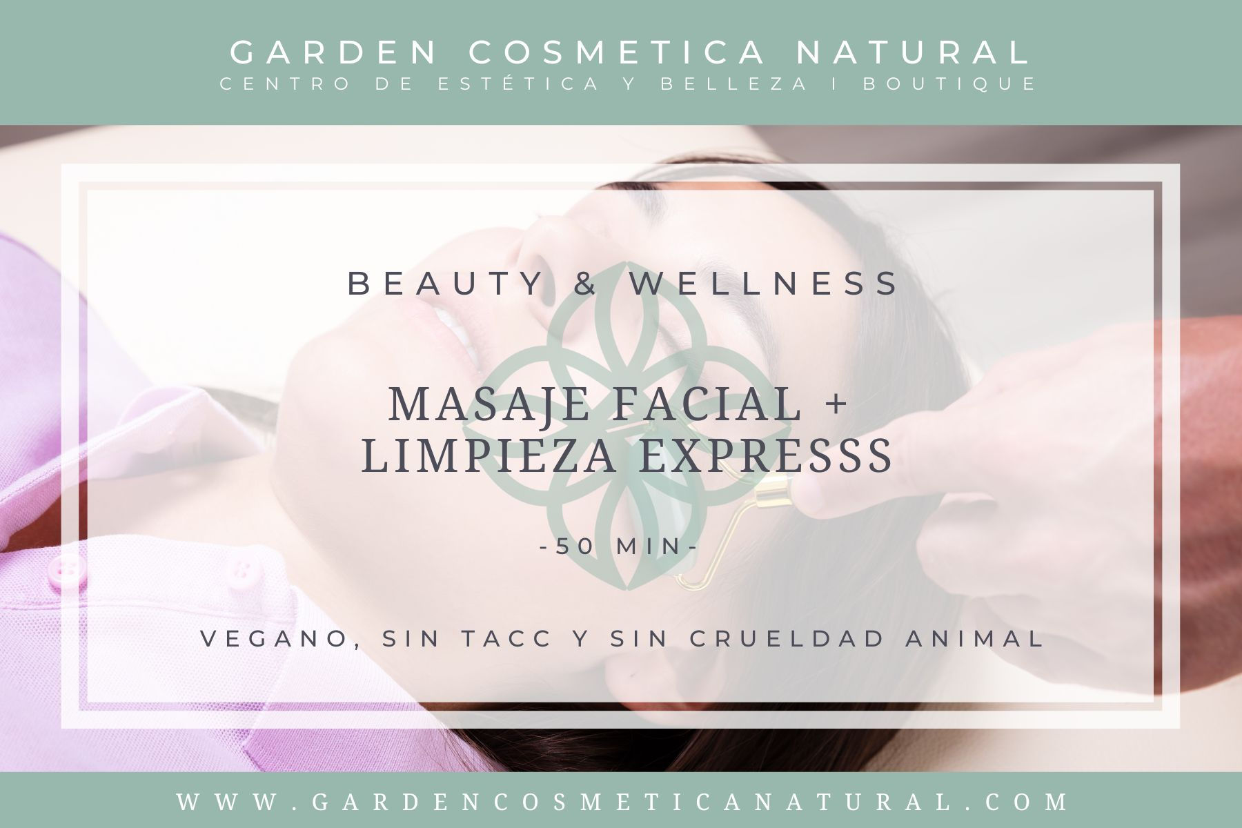 Voucher Masaje Facial + Limpieza Simple - 50 min