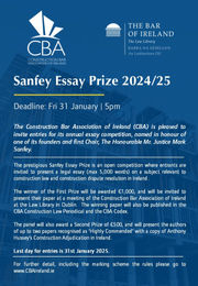 Sanfey Essay Prize 2024/25 