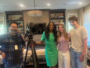 Carrying Hope Founders with NBC crew