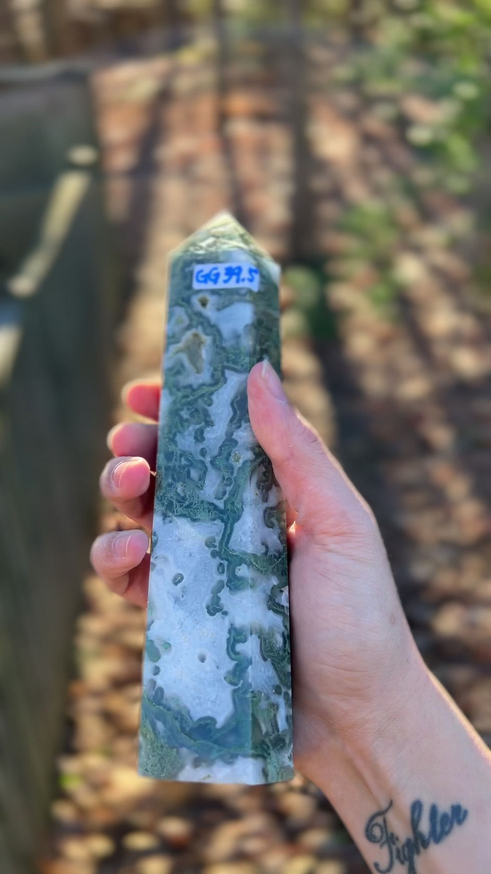 Thumbnail: Moss Agate Tower