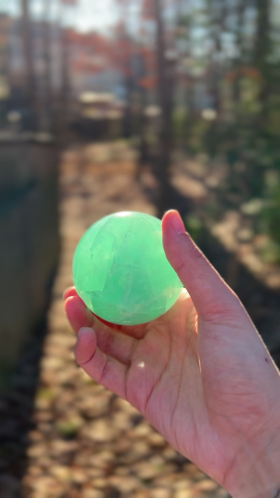 Thumbnail: Green Fluorite Sphere