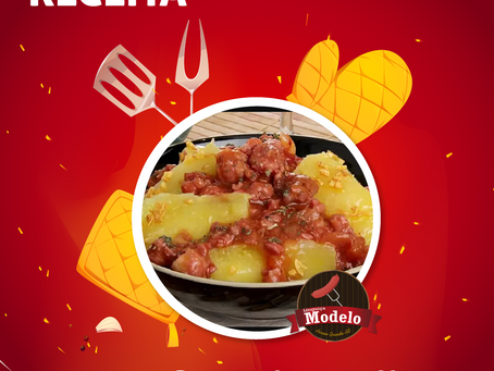 Ragu de Linguiça Modelo com Aipim