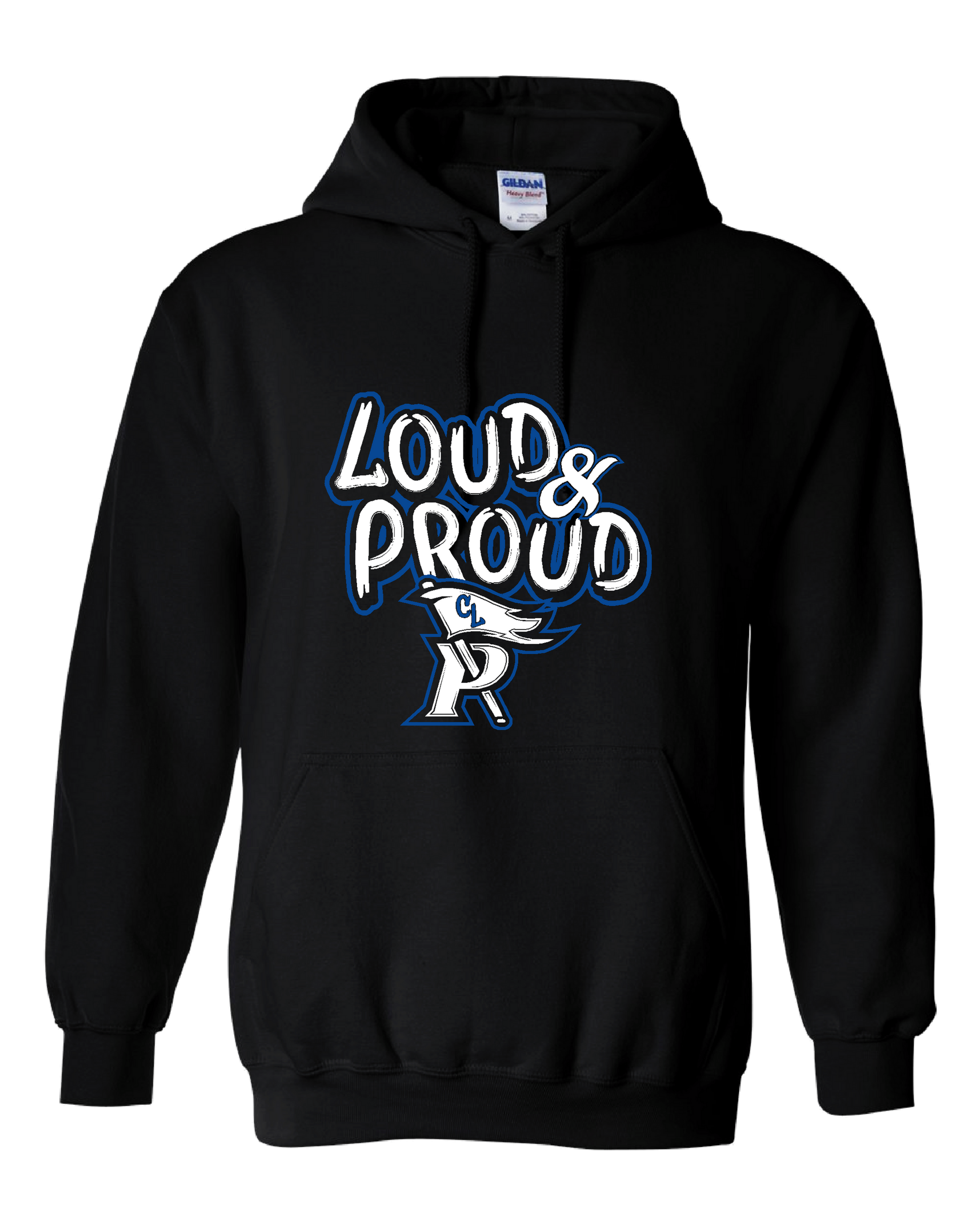 CL- Loud&Proud-Adult Hoodie-Black
