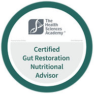 Certified Gut Restoration Nutritional Advisor Badge