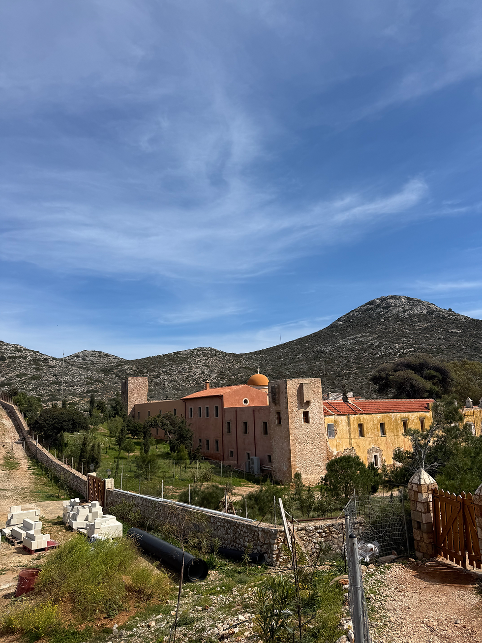 Gouverneto Monastery- right by the start
