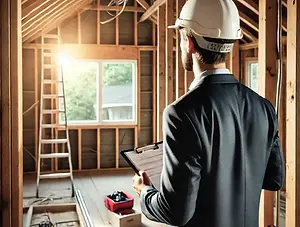 DALL·E 2025-02-21 14.01.42 - A professional engineer conducting a property inspection insi