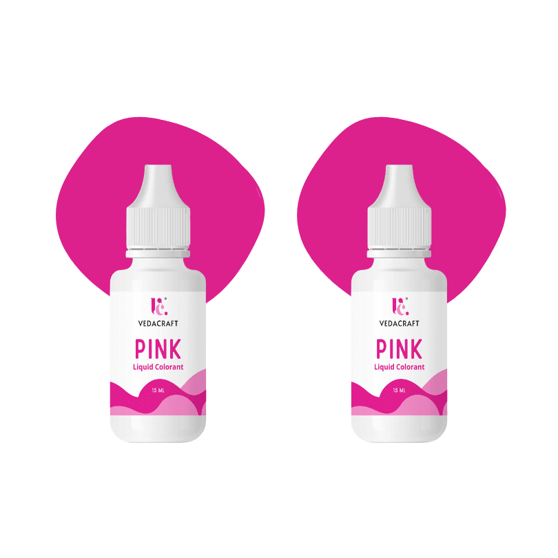 Pink Liquid Color for Soap Making, Bath Bombs, and Perfumes