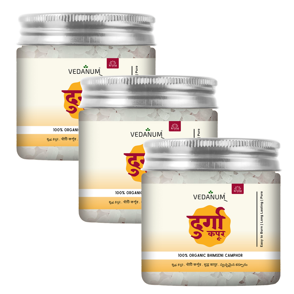 Thumbnail: Durga 100% Pure Bhimseni Camphor Jar