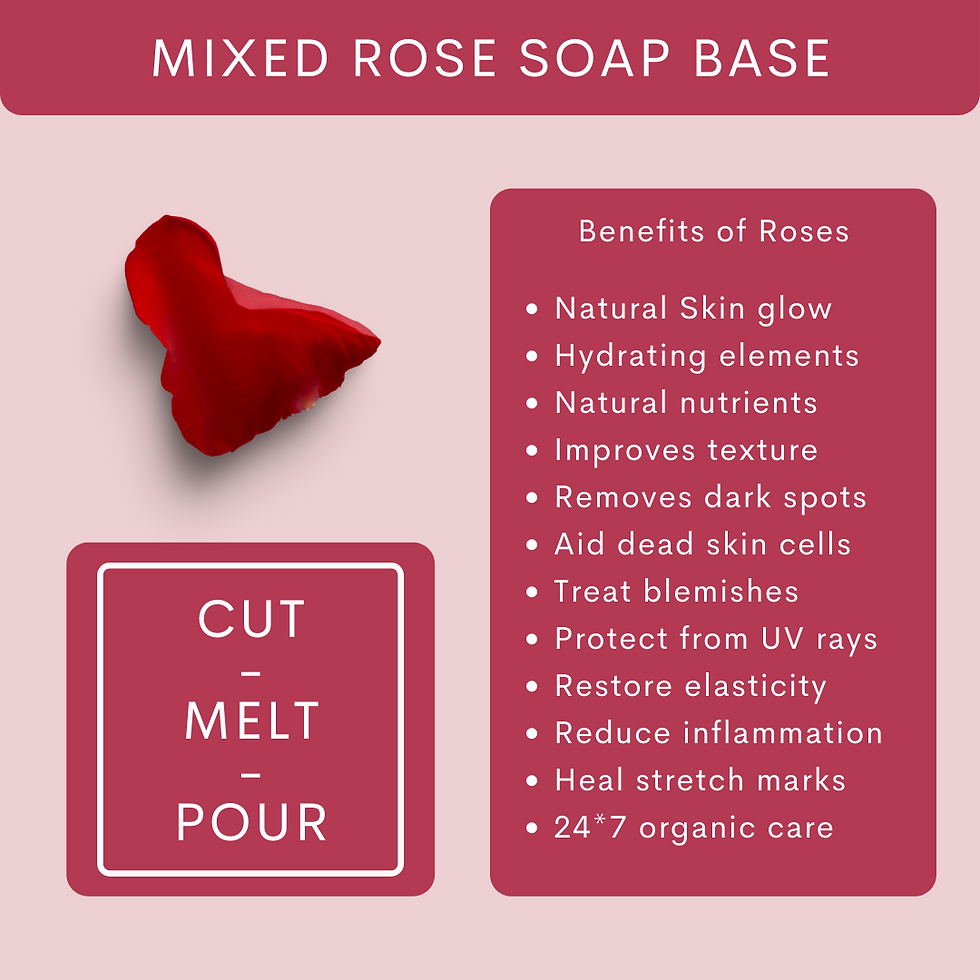 Thumbnail: Organic Rose Ultra Premium Melt & Pour Soap Base