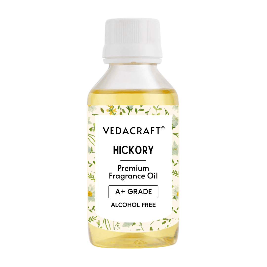 Premium Hickory Fragrance Oil for Soaps, Candles, Perfumes, and DIY