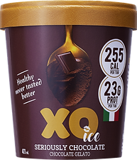 XO-ice Low Cal High Protein Gelato - Seriously Chocolate