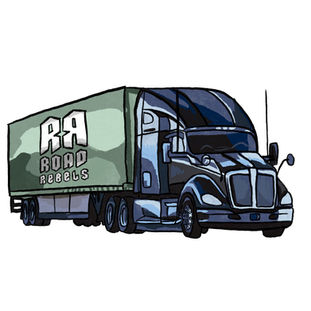 Digital truck illustration Road Rebels