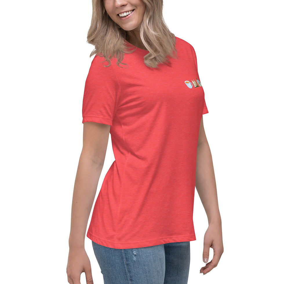 Thumbnail: Coffee Book Compass • Women's T-Shirt