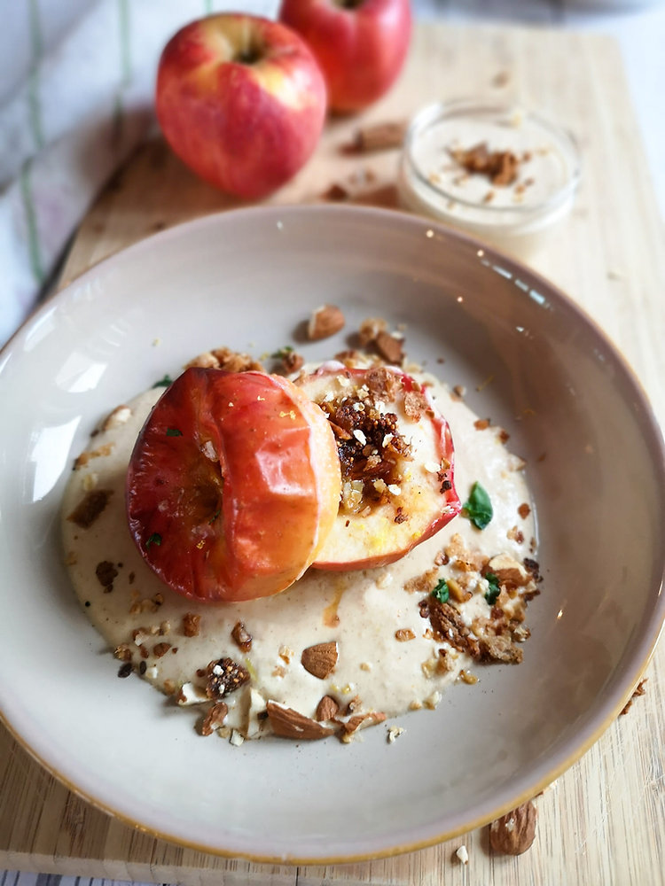 Bratäpfel mit Miso-Sauce