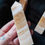 Thumbnail: Banded Orange Calcite Obelisk, Medium