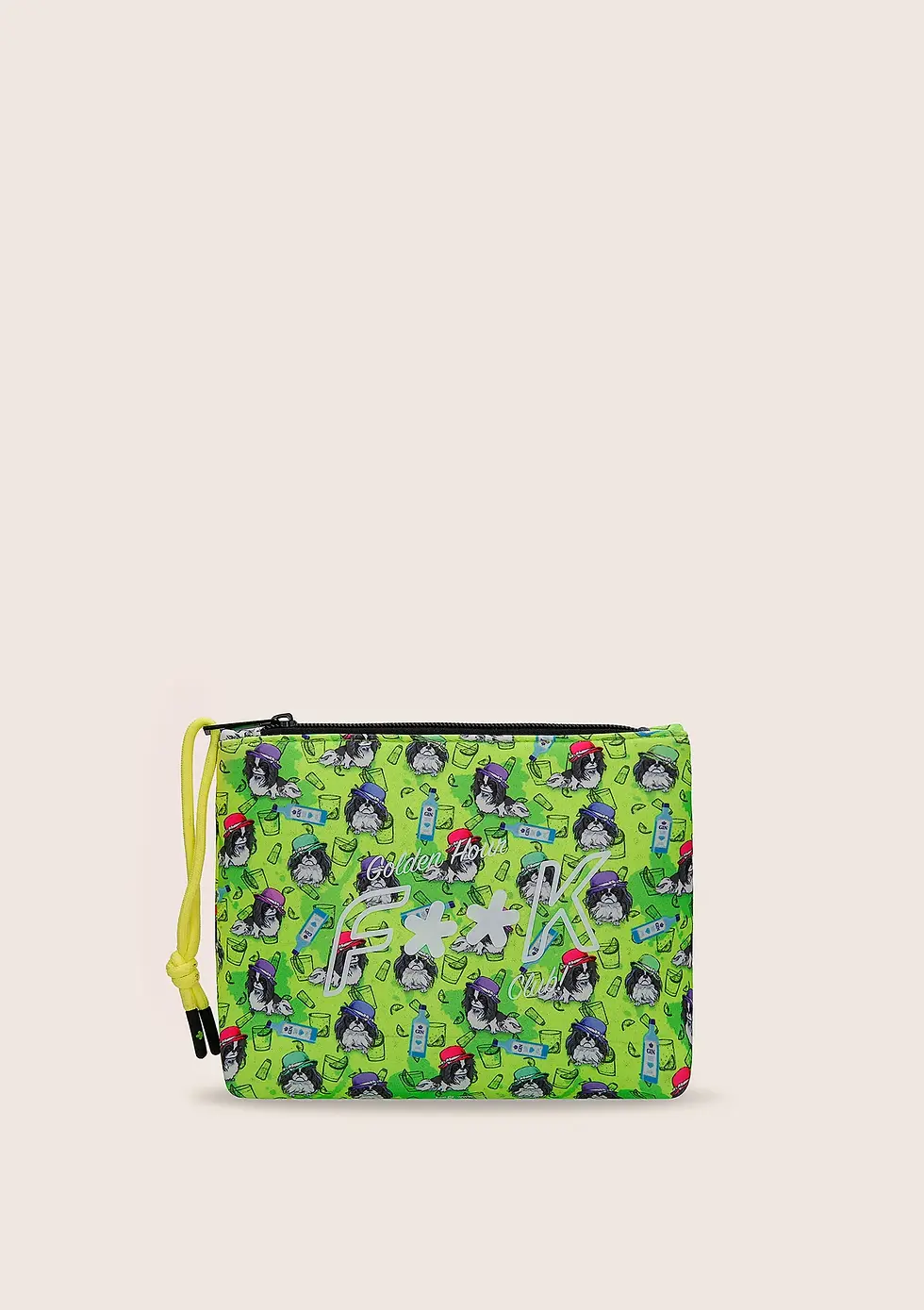 F**k Pochette Gin Cane - Giallo Fluo