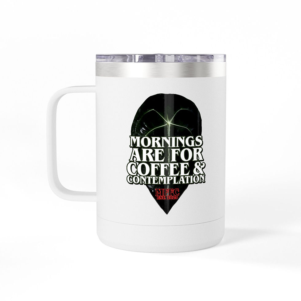"Mornings Are For..." Insulated Travel & Camping Coffee Mug