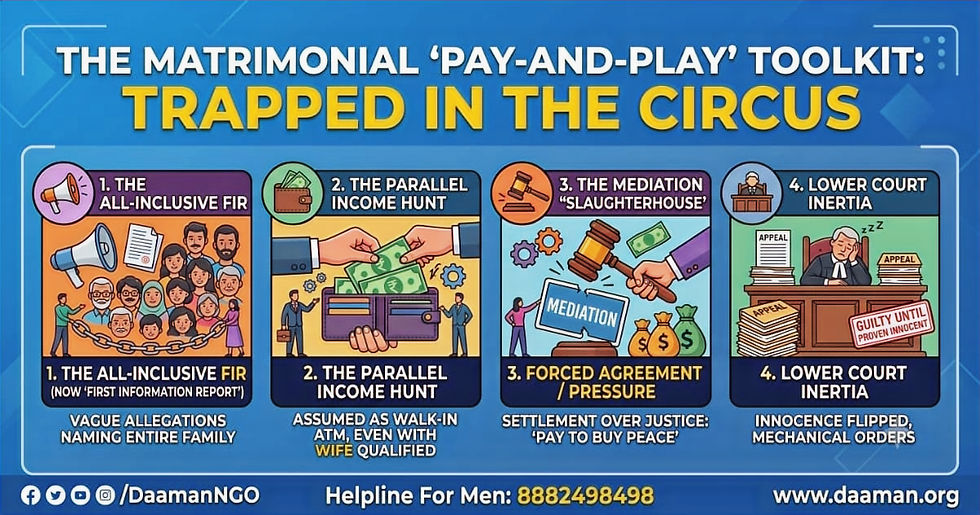 The Matrimonial "Pay-and-Play" Toolkit: How to Trap an Entire Family in 4 Easy Steps