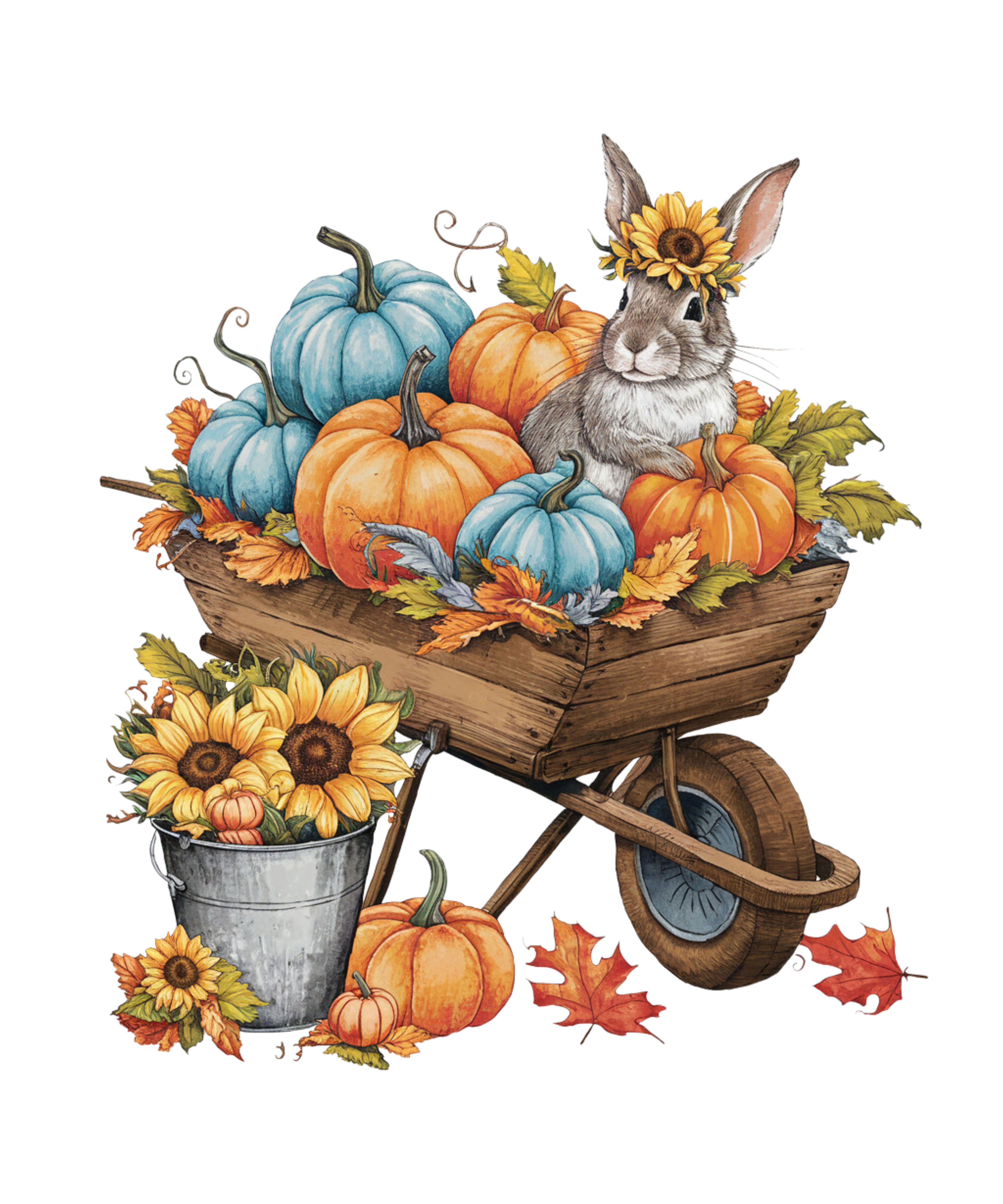 Fall Farm Animals - Rabbit