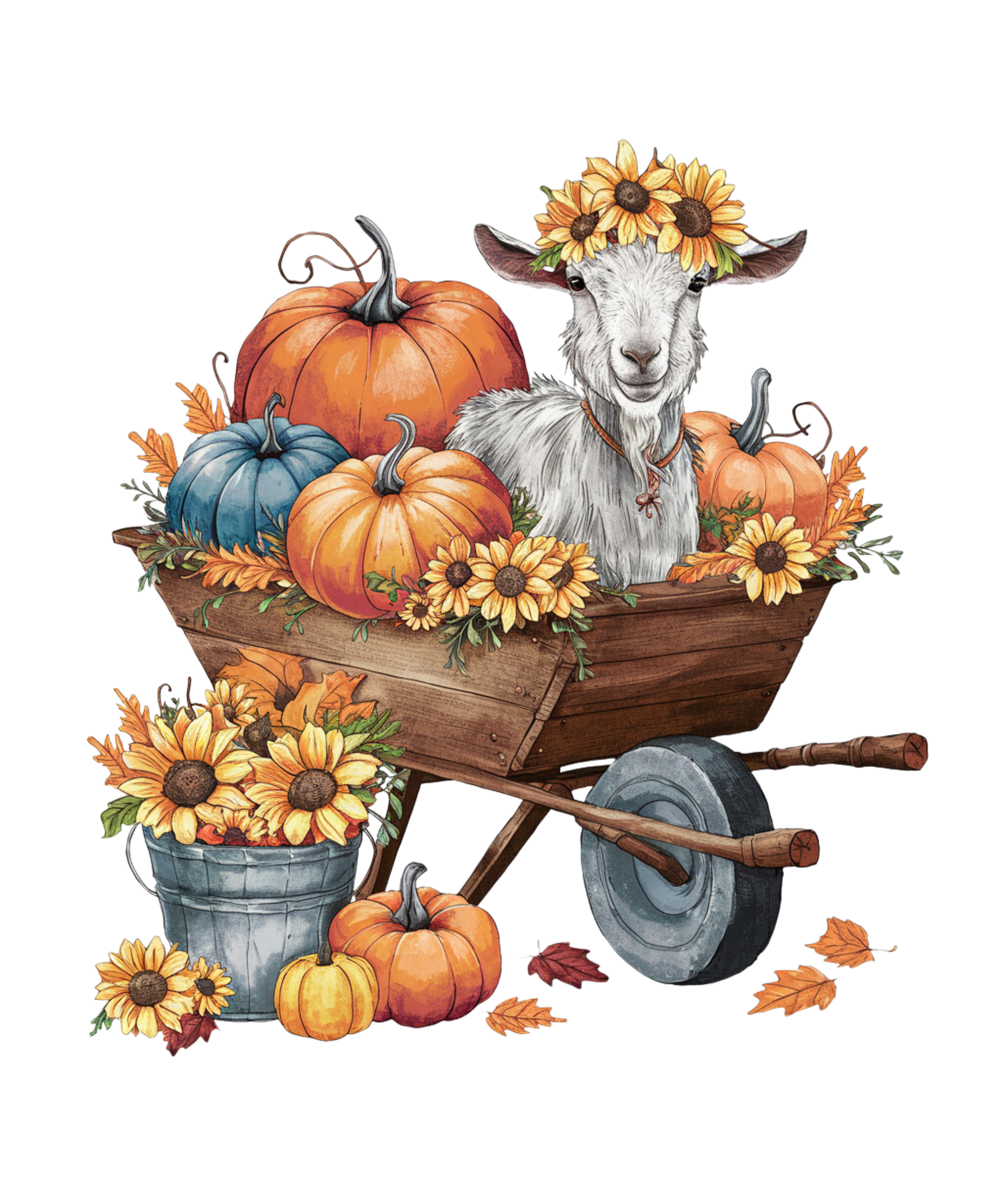 Fall Farm Animals - Goat