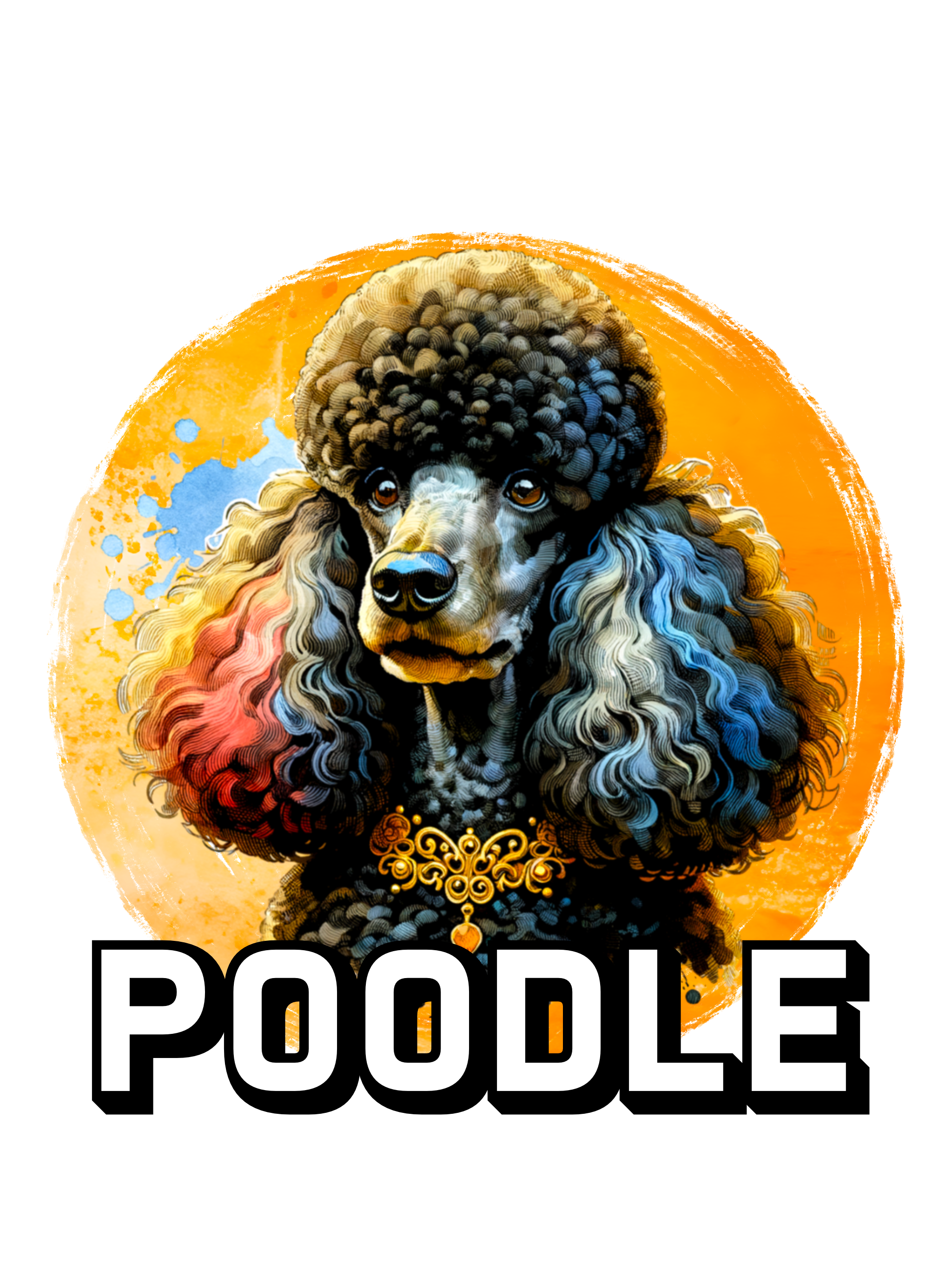 Standard Poodle Black