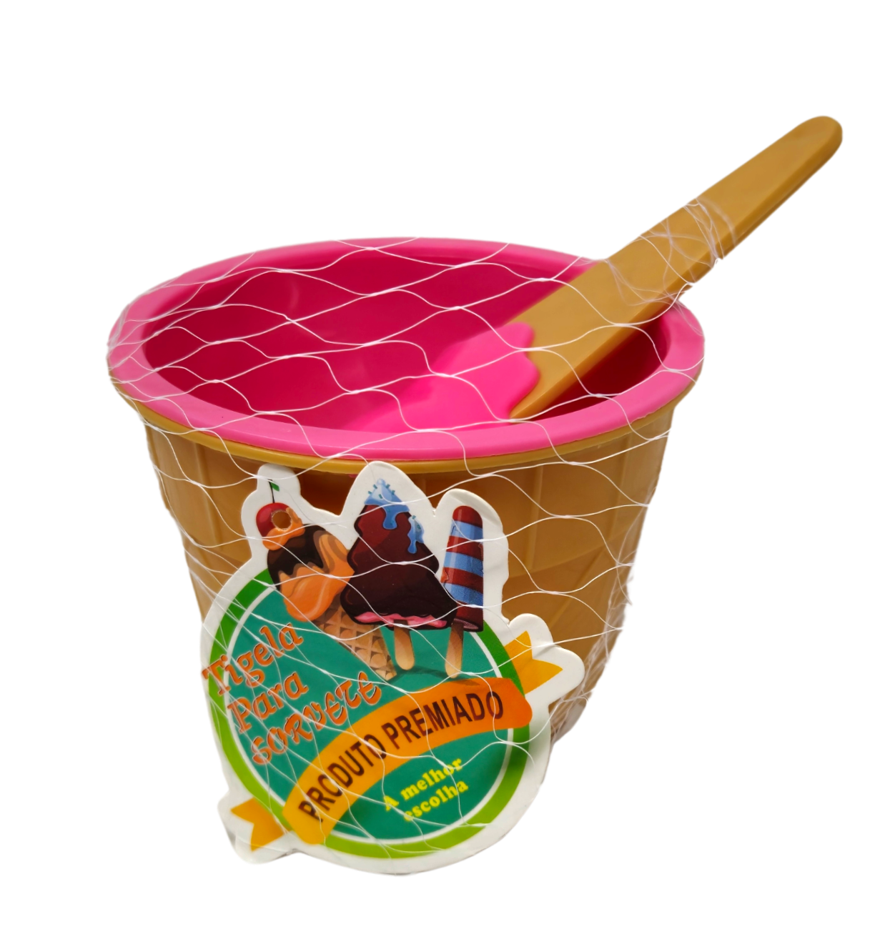 POTE DE SORVE COM COLHER 250ML