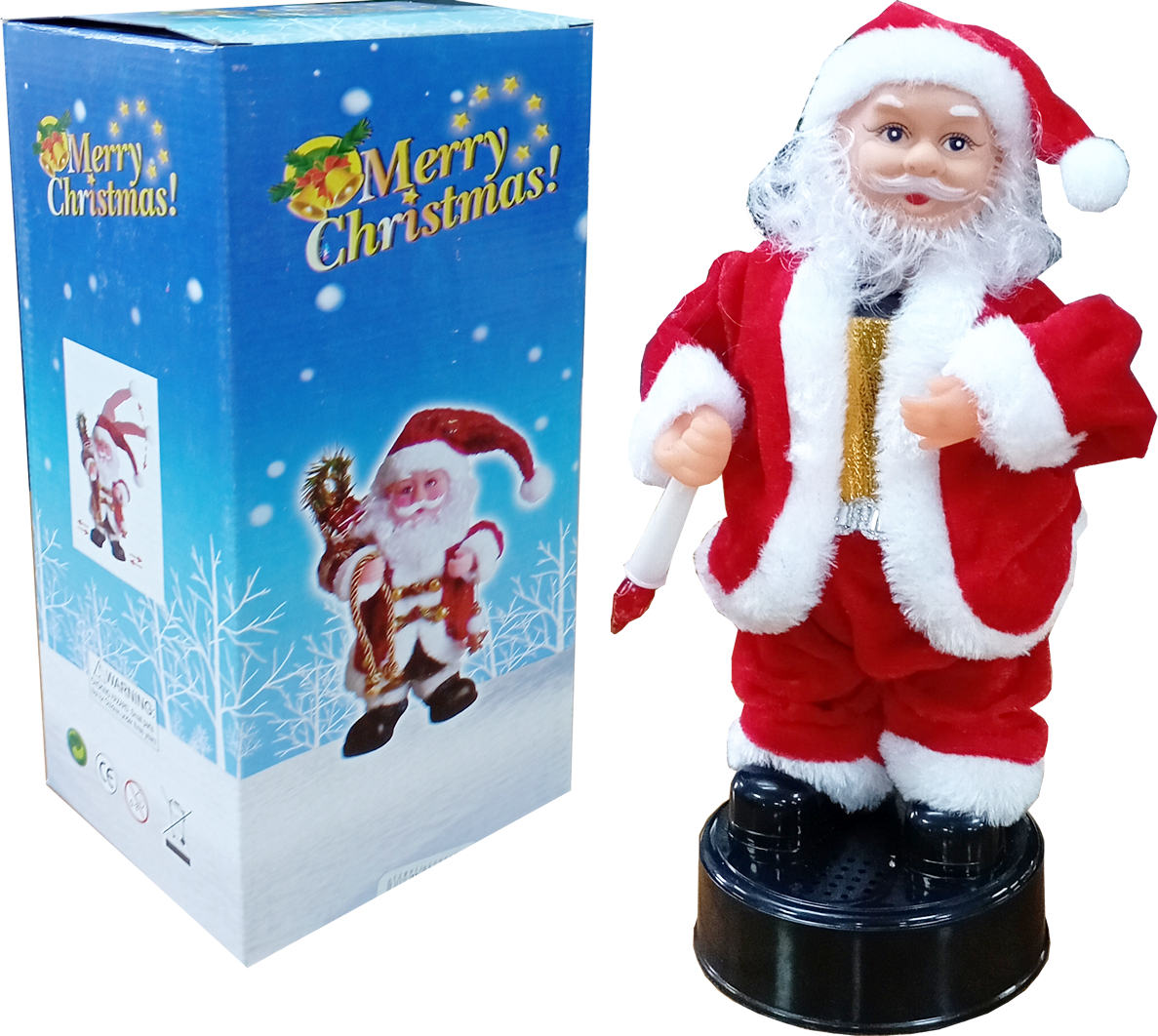 PAPAI NOEL MUSICAL 30CM