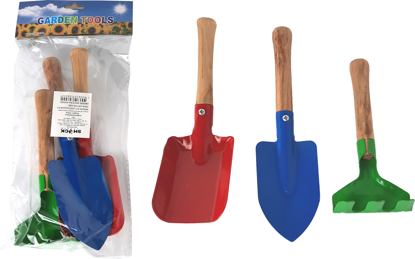 KIT JARDINAGEM X3
