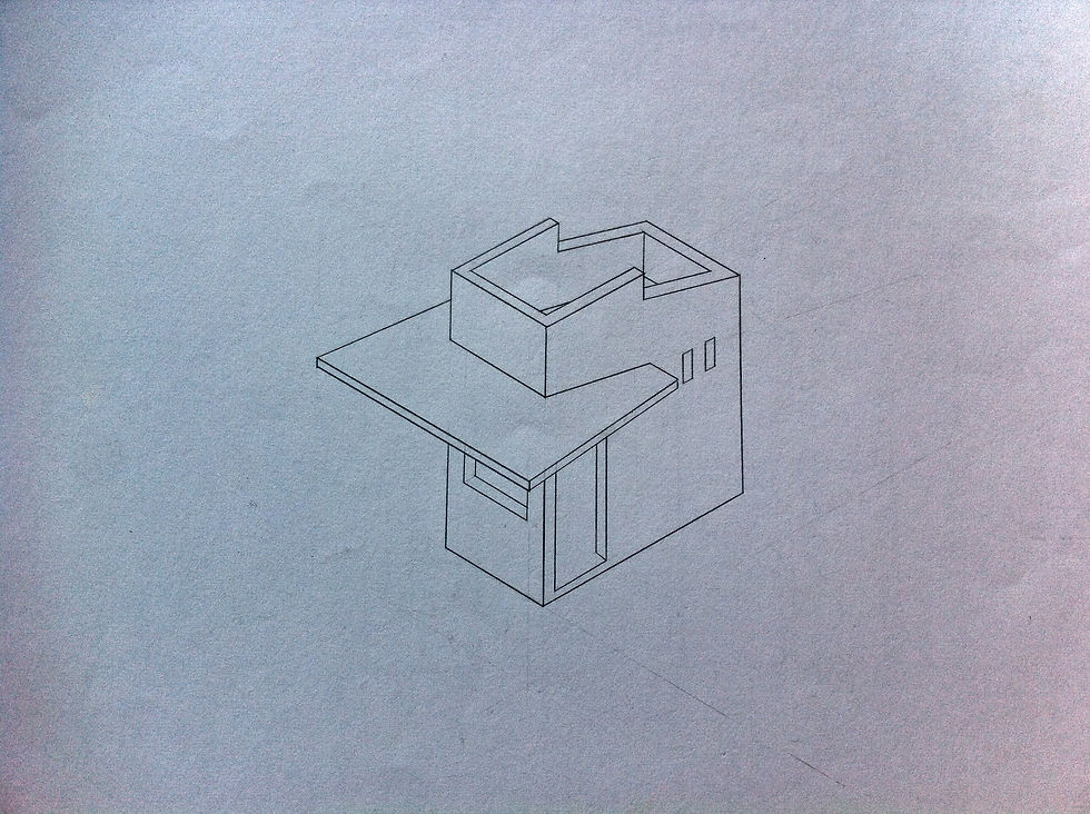 Isométrico Caseta de Policias