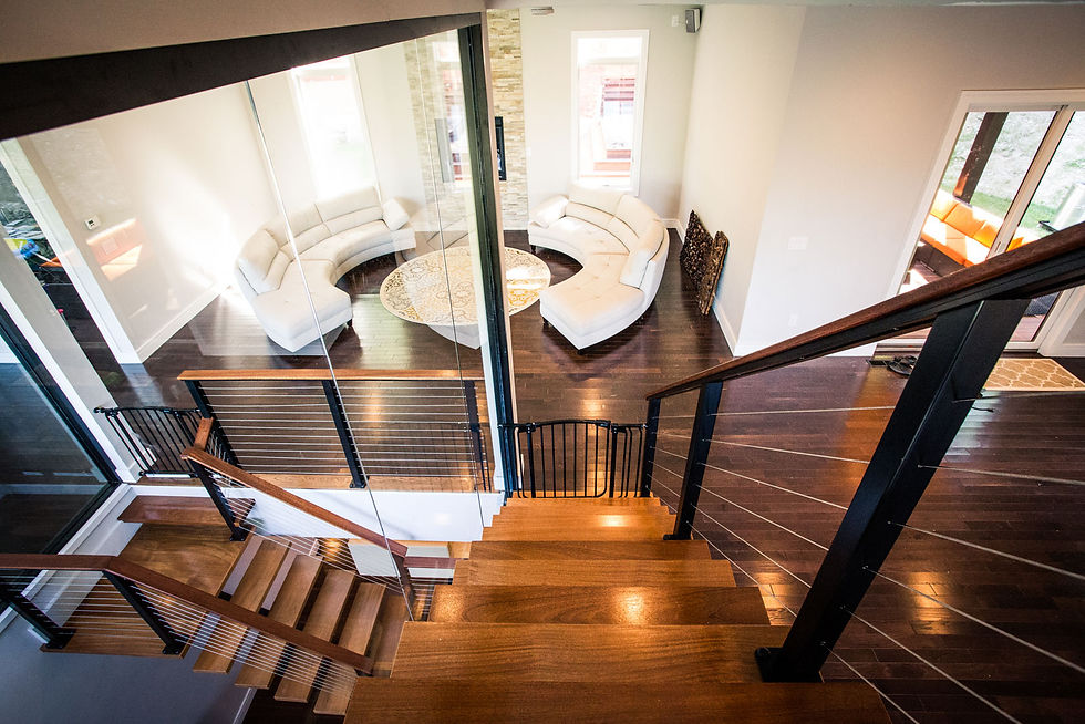 Echelon Builders Homepage New construction Modern Staircase, new homes